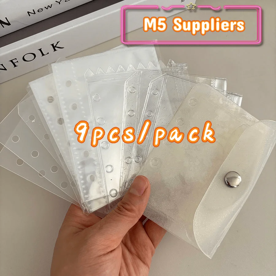 SKYSONIC 9 Stück/Packung M5-Zubehör, Karten-Taschenhalter, komplettes Set verschiedener Ordnerhalter, 10 Stück Hüllen, Bling-Taschen – Detail 9
