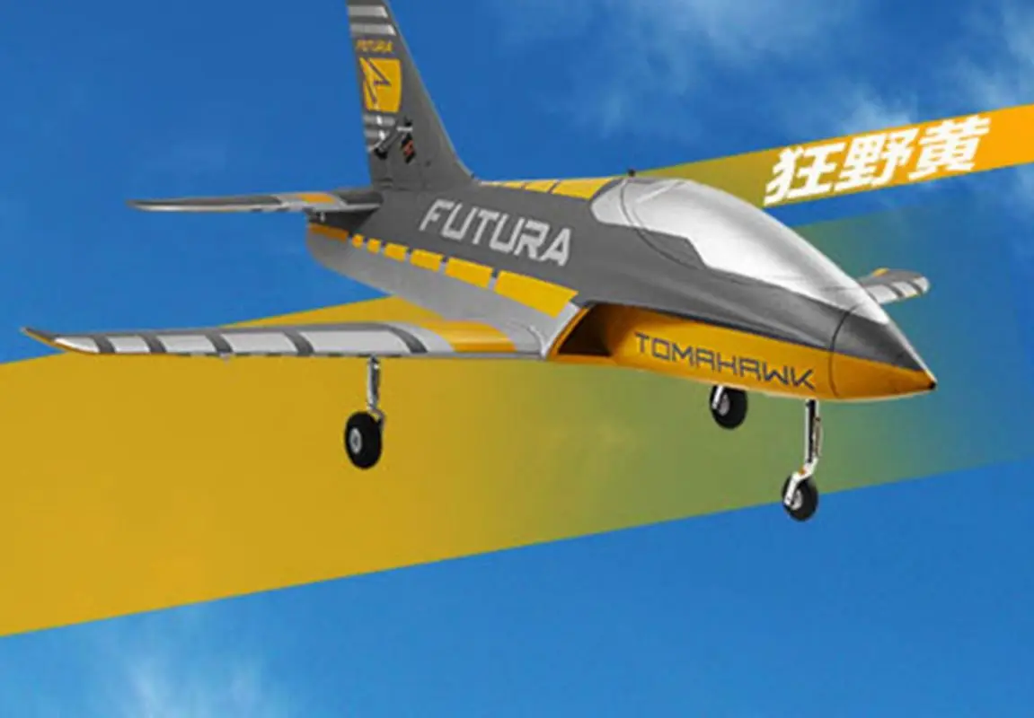 Fms64mm New Rc Airplane Remote Control Futura Tomahawk With Flaps Sport Trainer Edf Jet 3 Color Assembly Model Collection