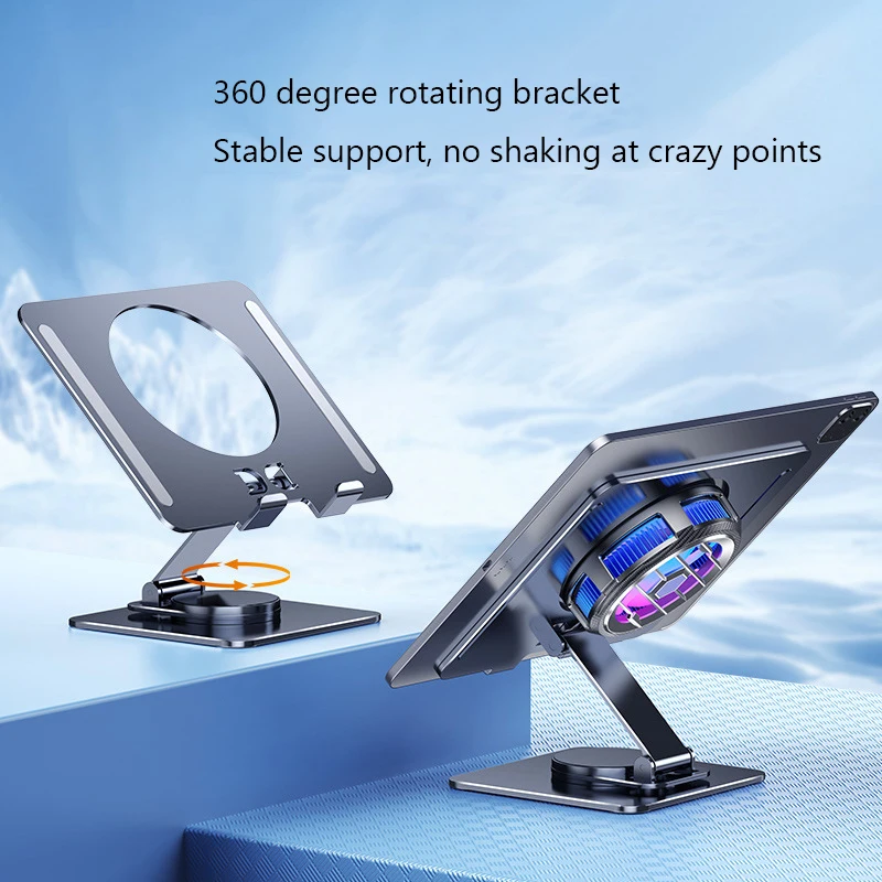 Oulylan Alloy Tablet stand Adjustable Laptop Bracket 360 Degree Tablet stand Holder Professional For Home Office Work