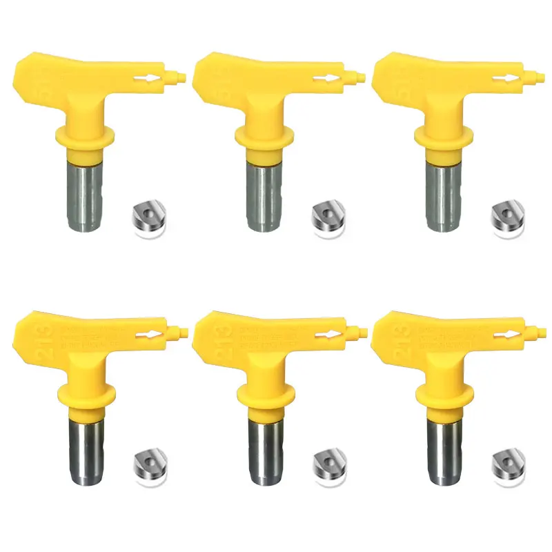 Boquilla de pistola pulverizadora sin aire, duradera, serie 2/3/4/5/6, para herramienta pulverizadora de pintura Wagner 515 213 545 555, 1 ud.