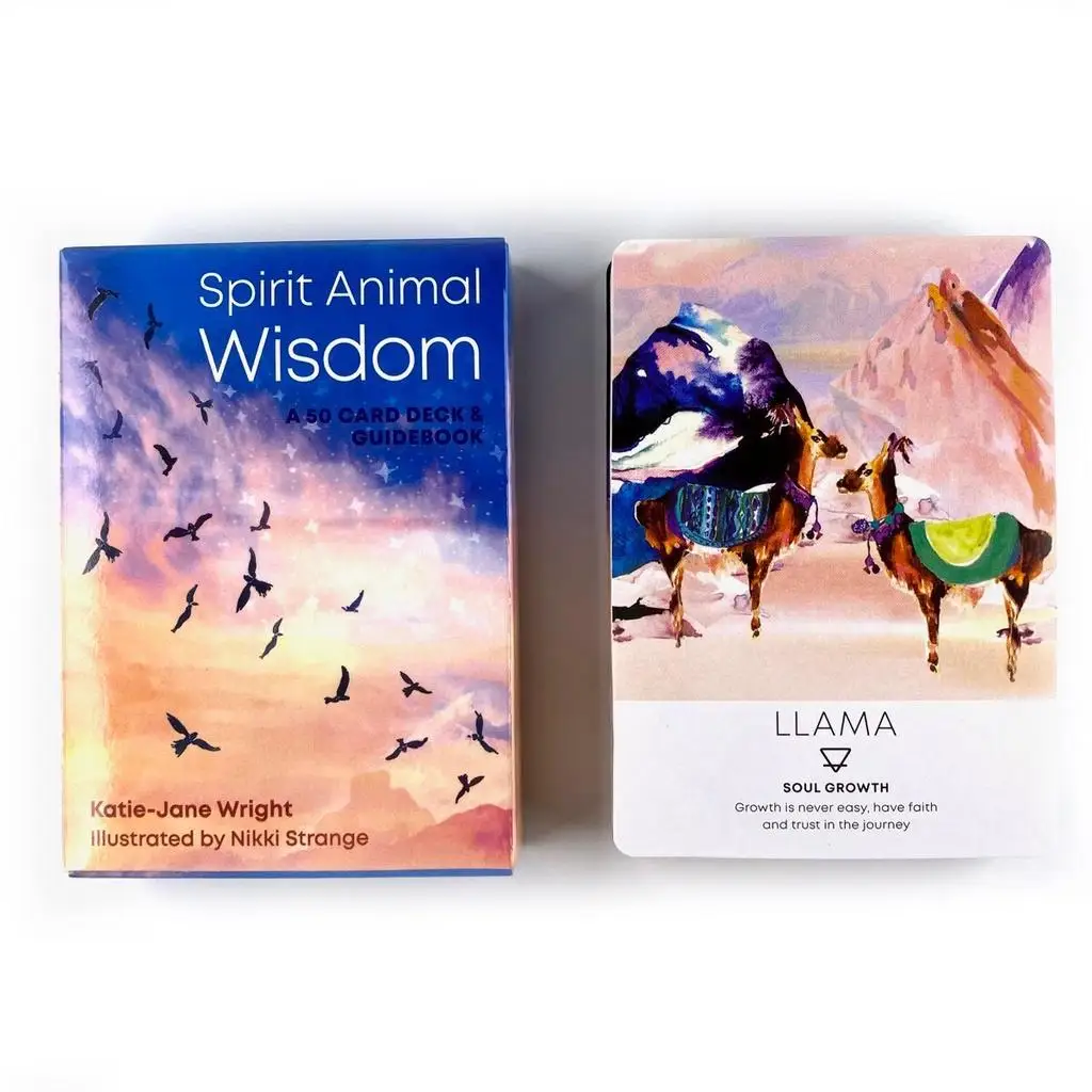 Spirit Animal Wisdom Oracle Cards Leisure Party Table Game Fortune-telling Prophecy Tarot Deck