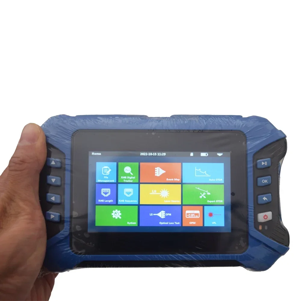 

Optical Fiber Mini Pro OTDR with Touch Screen, 12 in 1 Functions, Mini OTDR,1310/1550nm 26/24dB, 4.3 inch