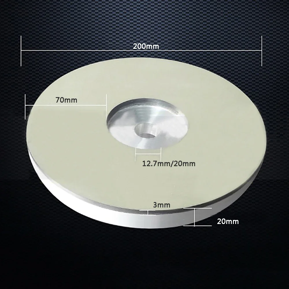 200MM Resin Diamond Wheel Grinding Disc for Hairdressing Scissor/Electric Clipper/Gem/Jade/Tungsten Steel Knife Polishing