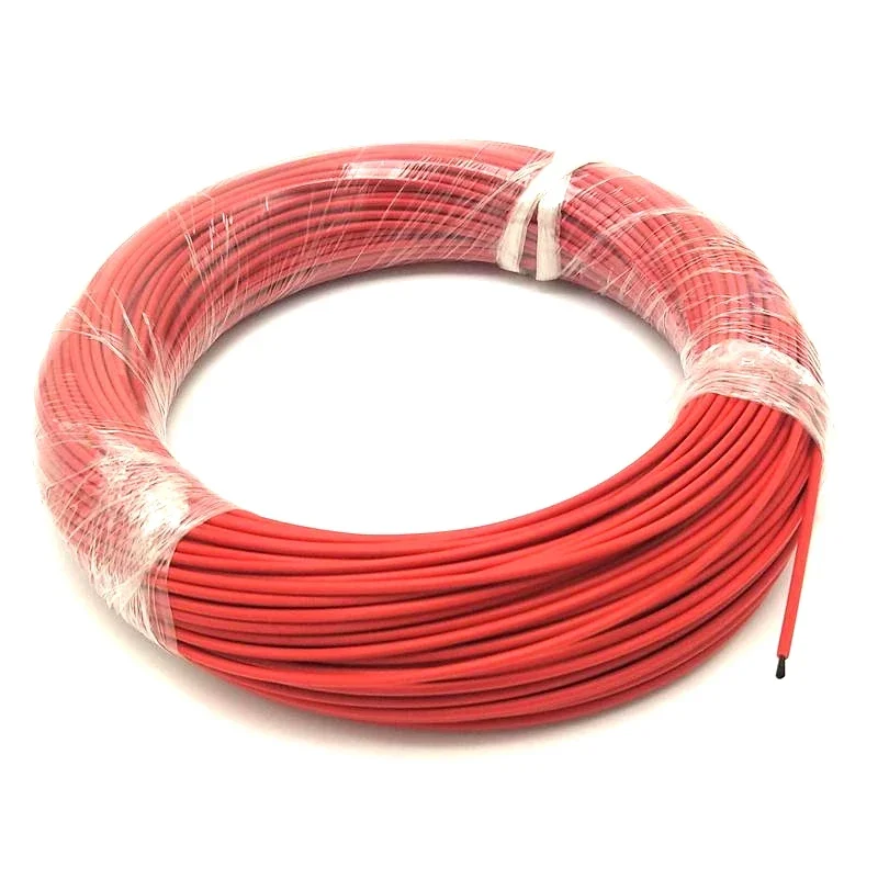 Russia warehouse 100M Fluoroplastic Carbon Fiber Heating Cable 12K 33Ohm Carbon Fiber Electric Warm Wire, Room heater Hotline