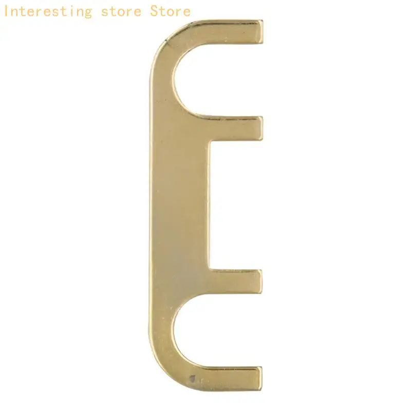 Speaker Link Plates 1Pair, Gold Tone Metal Plates for Binding Post Bridge Use in Home Speaker Systems and Daily Use 55KC