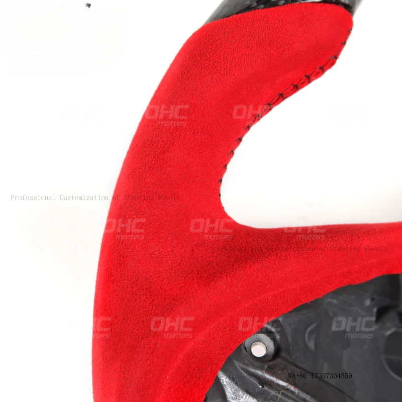Suitable for McLaren 720S GT 540C 570 600LT carbon fiber suede with red positioning line modification