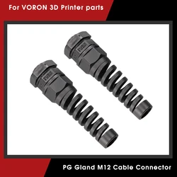 Conector de Cable Voron Micron 120, 180 micras PG, M12, resistente al agua, Anti-doblado, junta de sellado a prueba de polvo, 2 uds./lote