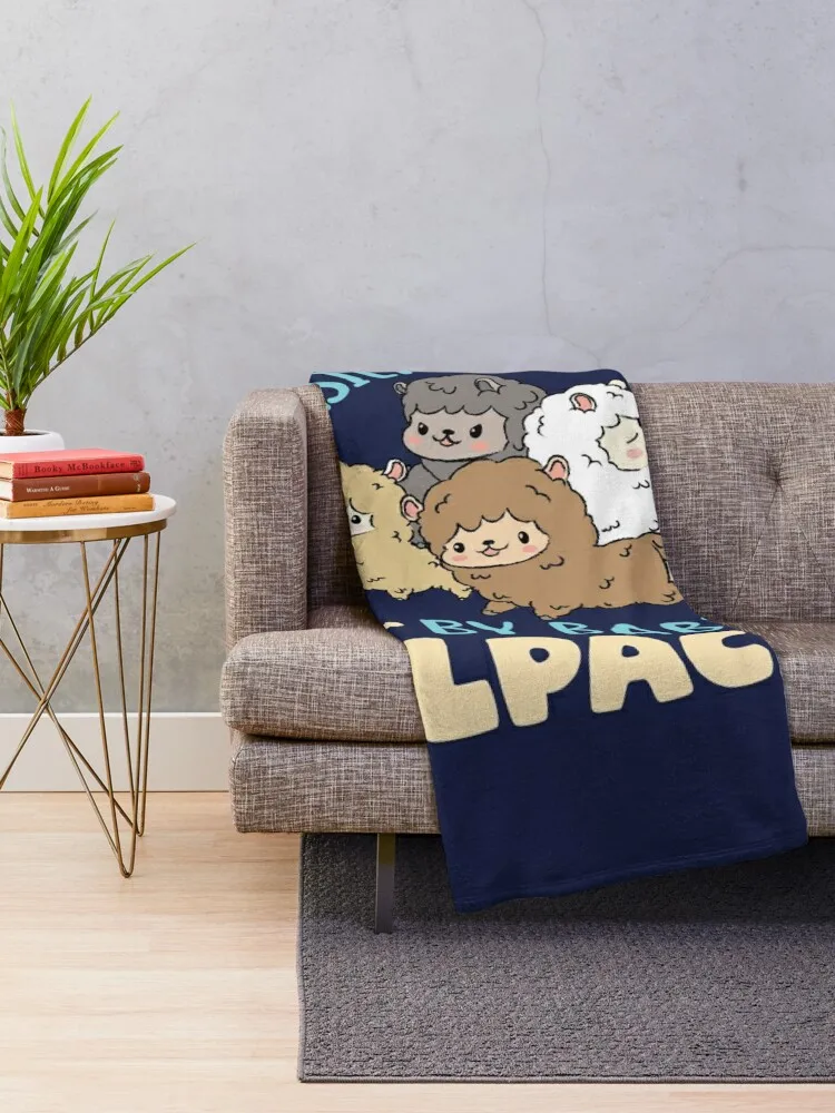 Easily Distracted by Baby Alpacas Throw Blanket Luxury Designer Beautifuls Stuffeds Blankets