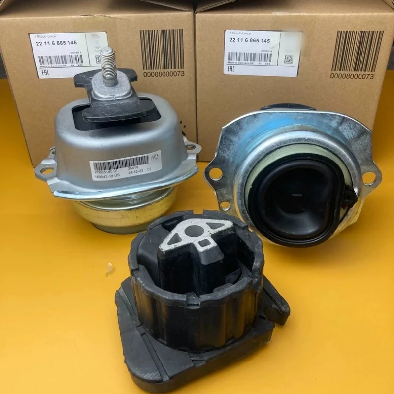

3PCS Gearbox Support Engine Mount Kit For BMW X5 X6 E70 E71 F15 xDrive 35i 30i 40i 3.0L 4.4L 4.8L 07-18 22116865145 22116865146