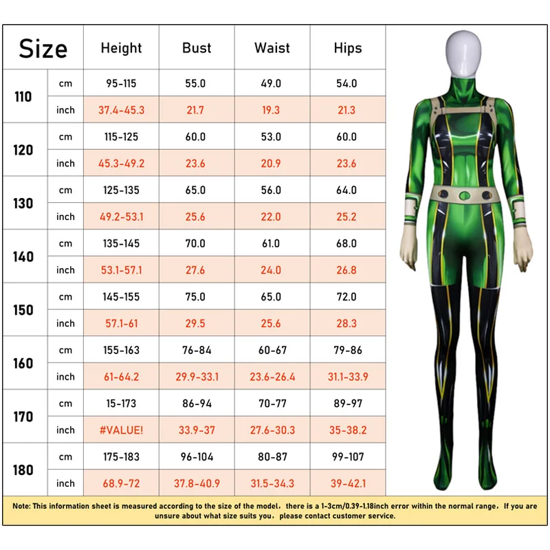 Anime Asui Tsuyu Ochaco Uraraka Cosplay My Hero Academia Cosplay Costumes Uniform Jumpsuit Froppy Suit Halloween Party Cos Women view 6