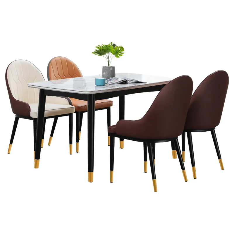 

Lightning Ch air Back Cha ir Study Cha ir Simple Wrought Iron r DiningHousehold Cosmetic C hair Soft Bag