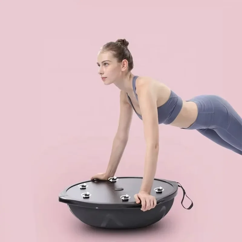 Anti Burst Inflatable Balance Half Ball Stable Smooth Design Ideal For Home Fitness And Daily Stability Training