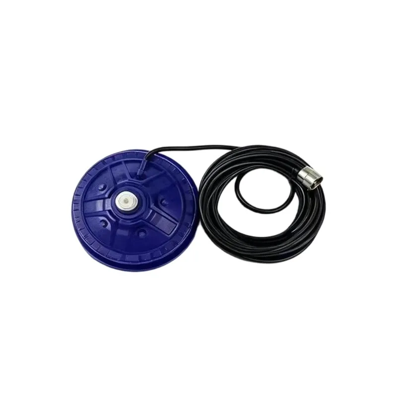 [lxya68z-]-base-universal-para-antena-de-walkie-talkie-para-automovil-con-ventosa-de-gran-adherencia-cable-coaxial-de-5-metros-conector-macho-color-azul