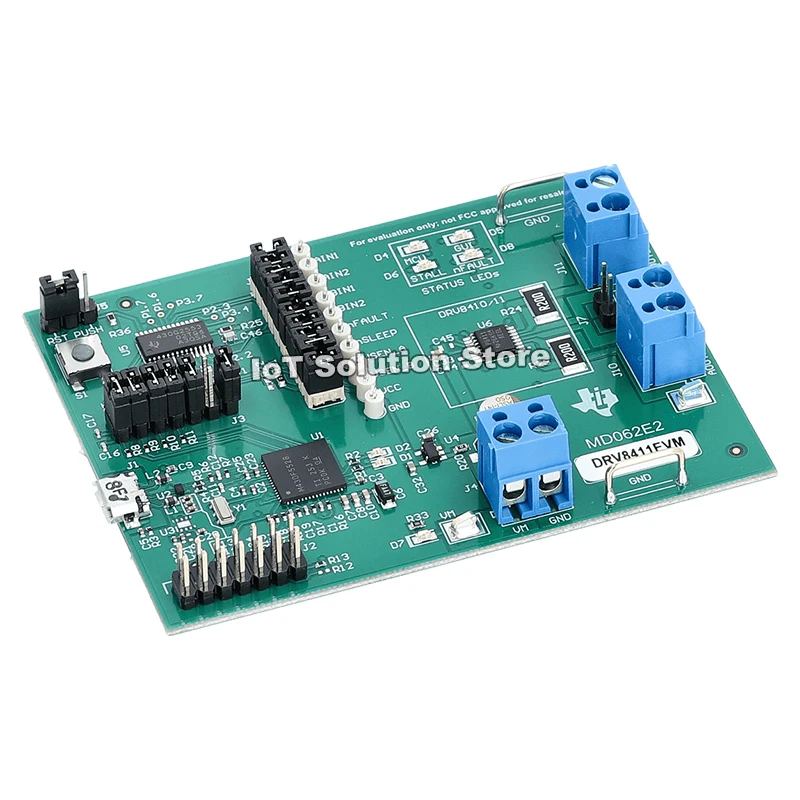 DRV8411EVM DRV8411 evaluation module dual H-bridge motor driver with current regulation