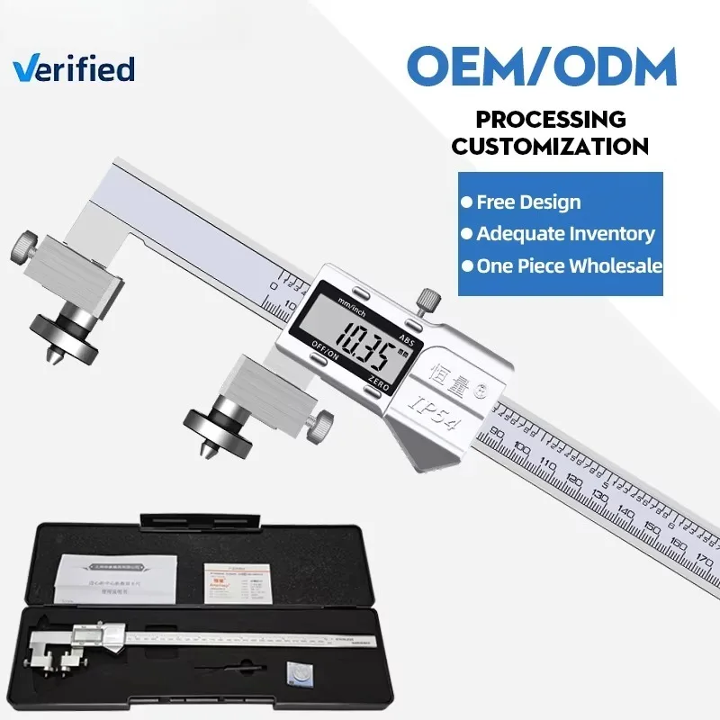 

Disk Type Stainless Steel Digital Caliper High Precision for Oil Seal Groove Inner and Outer Diameter Measurement