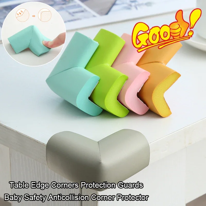 

4PCS PVC Table Edge Corners Protection Guards baby safety anticollision table corner protector kids security furniture component