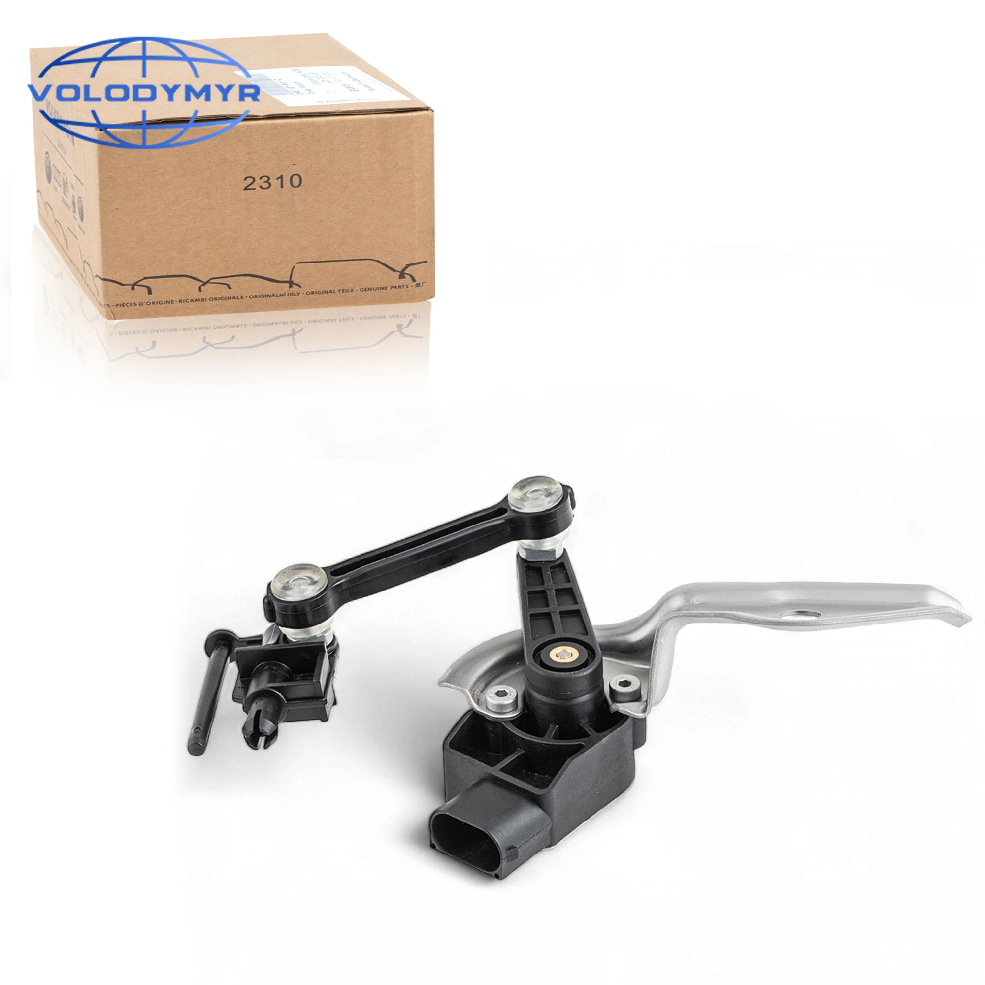 Genuine 7L0616214C,7L0616214B Front Right Headlight Level Sensor For AUDI Q7 3.0/3.6/4.2/6.0 2007-2015,VW Touareg 2005-2010