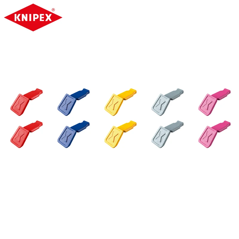 KNIPEX 00 61 10 C V01 ColorCode Clips Color Mix 1 (10 pieces)