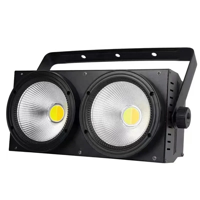 

audio dmx 2 eyes led cob audience blinder disco light tool
