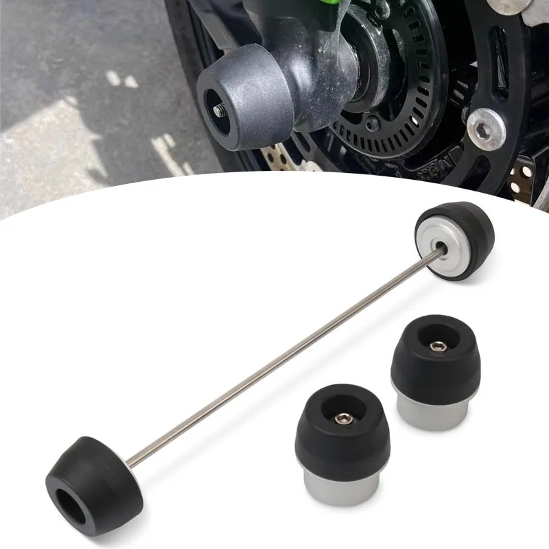 

Motorcycle Accessories Front Rear Axle Fork Crash Sliders Wheel Protector Fit For ZX-4R ZX-4RR ZX-25R ZX4R ZX4RR ZX25R