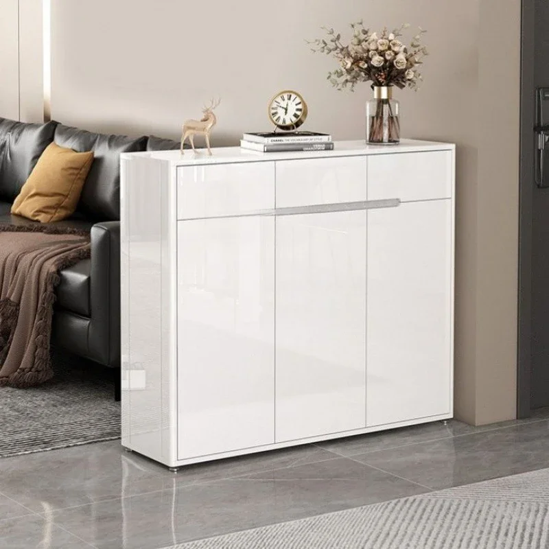 

Double-sided entrance shoe cabinet Simple modern household lockers Large-capacity
