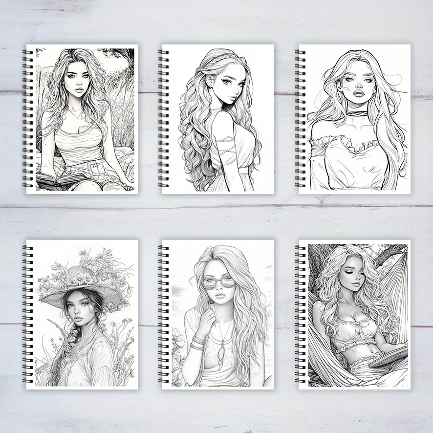 大人のヴィンテージぬりえブック - 8.3 x 11.2 インチ、22 ページ。 リラックスやホリデーギフト、新学期のサプライズに最適です。