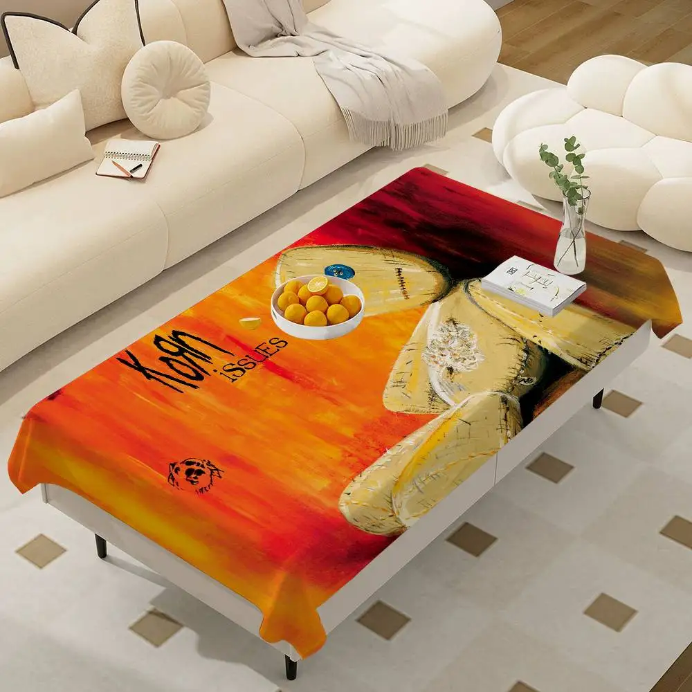 Korn band Tablecloth Home Dinner Party Table Cover Wedding Banquet Outdoor Party Cover Hotel Decoration Tablecloths
