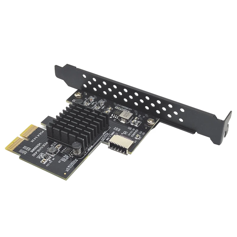 Nuovo Add on Card PCI Express 3.0 X2 USB 3.1 TYPE-E Card PCIe Front Type-C Adapter Riser Type-E USB3.1 A-KEY scheda di espansione da 10Gbps