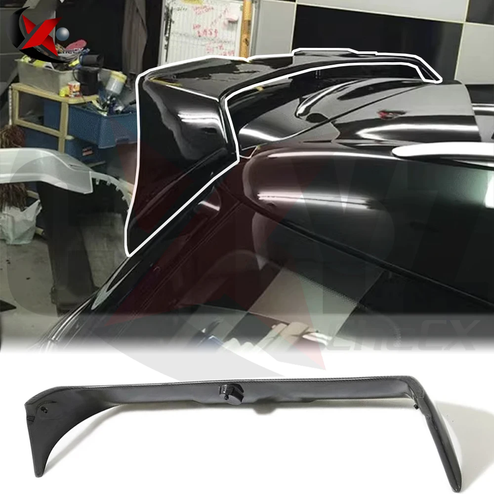 

Suitable For 2010-2016 BMW Mini R60 Countryman Coopers Glass Fiber Material Rear Roof Spoiler Glossy Black Roof Aerodynamic Kit