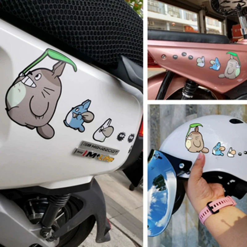

Тоторо автомобильная наклейка кузов автомобиля шлем личность креативная милая водонепроницаемая сменная декоративная модная автомобильная наклейка