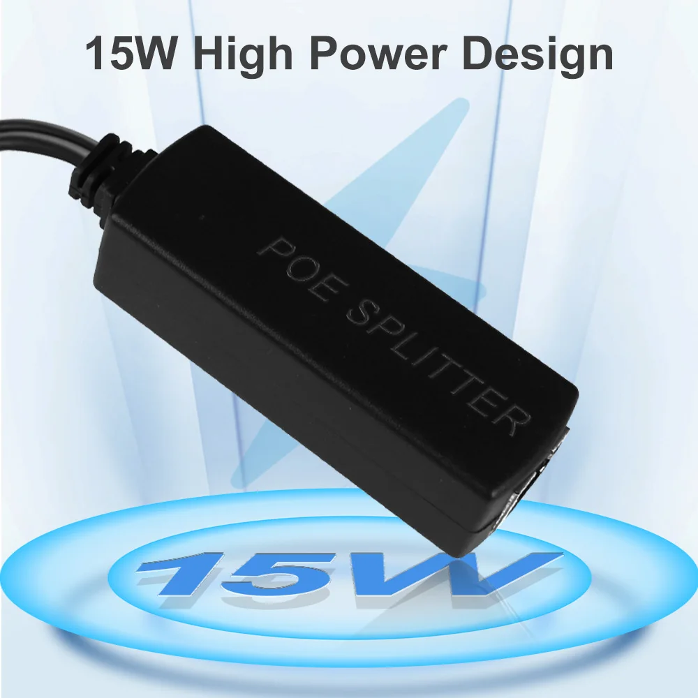 كابل فاصل POE، كابل محول، مصدر طاقة، حاقن، مصدر طاقة، هواوي، سيسكو، HP، RJ45، DC، 10 م، 100 م، 48 فولت إلى 12 فولت