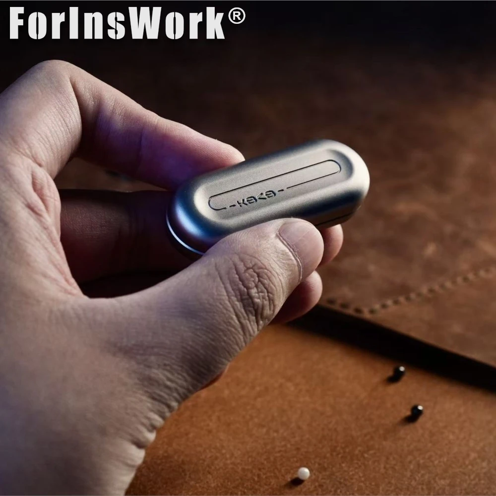 KOVO EDC Cloud Flash S.S Ultra Dense Push Slider jouet sensoriel Fidgets jouets métal Cool trucs Gadgets de bureau