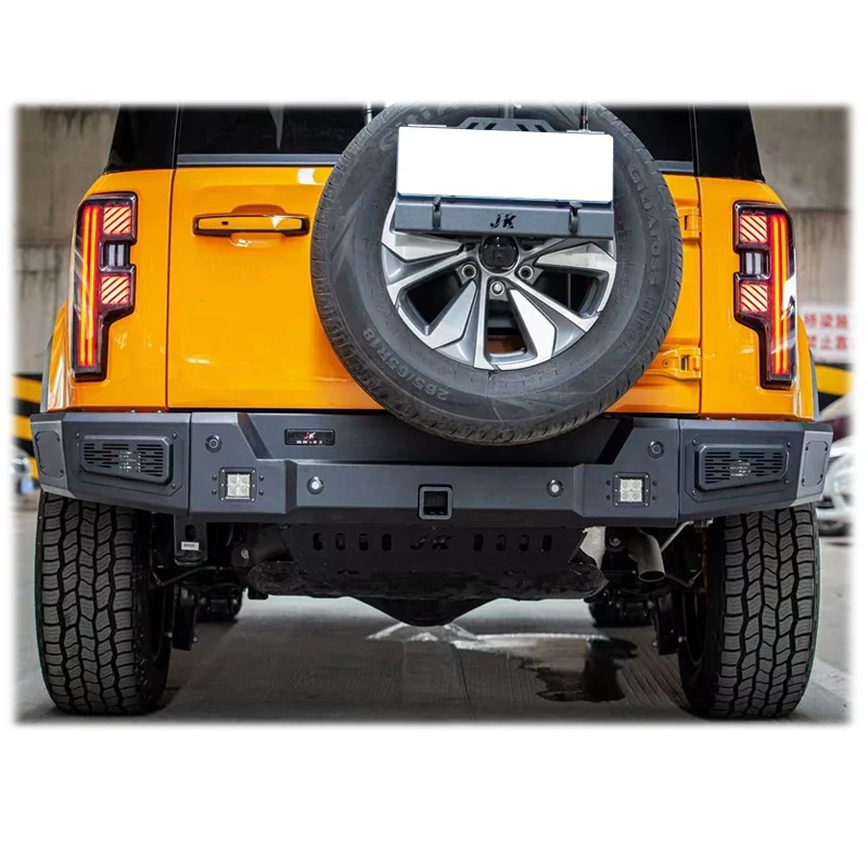 

FORFactory Direct KRESH 2024 2025 BAIC BJ40PRO Rear Bumper With 4X4 Steel Bull Bar Black New Condition Retrofit/Upgrade