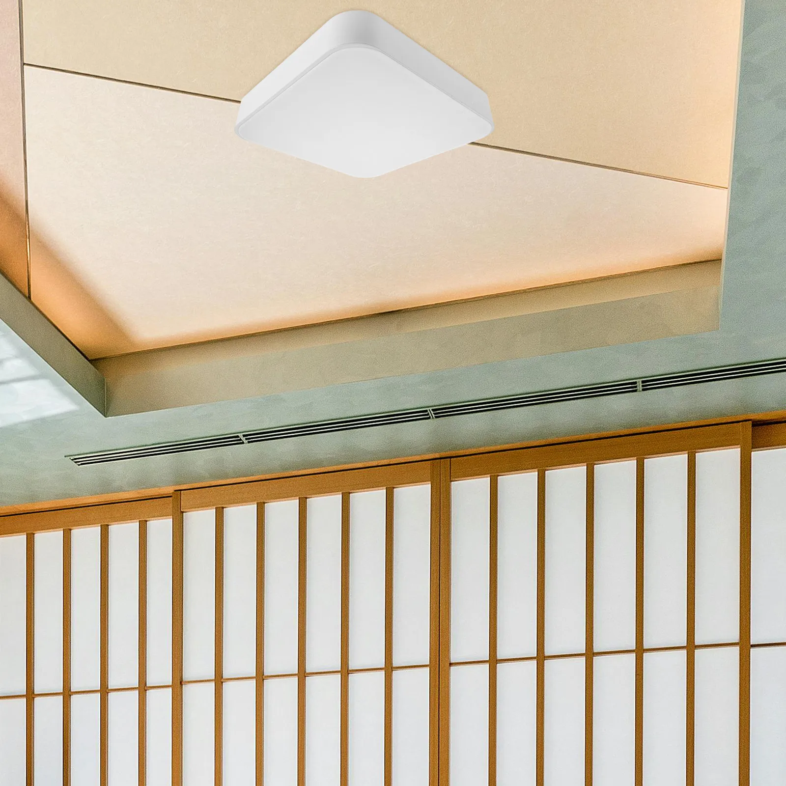

Ceiling Light Cover Plastic Lampshade Replacement Modern Flush Mount Lighting Fixture Dome Shade 30x30cm for Office Studio