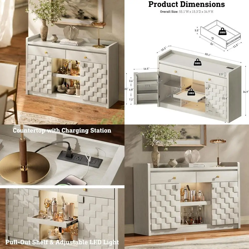 55" Sideboard Buet …