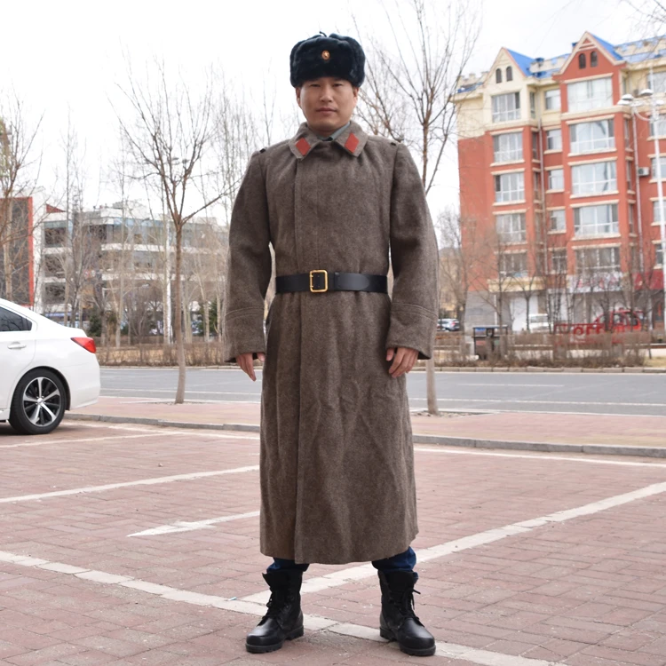 

Мужское шерстяное пальто в советском стиле, средней длины, повседневная верхняя одежда, камуфляжная куртка для походов и путешествий