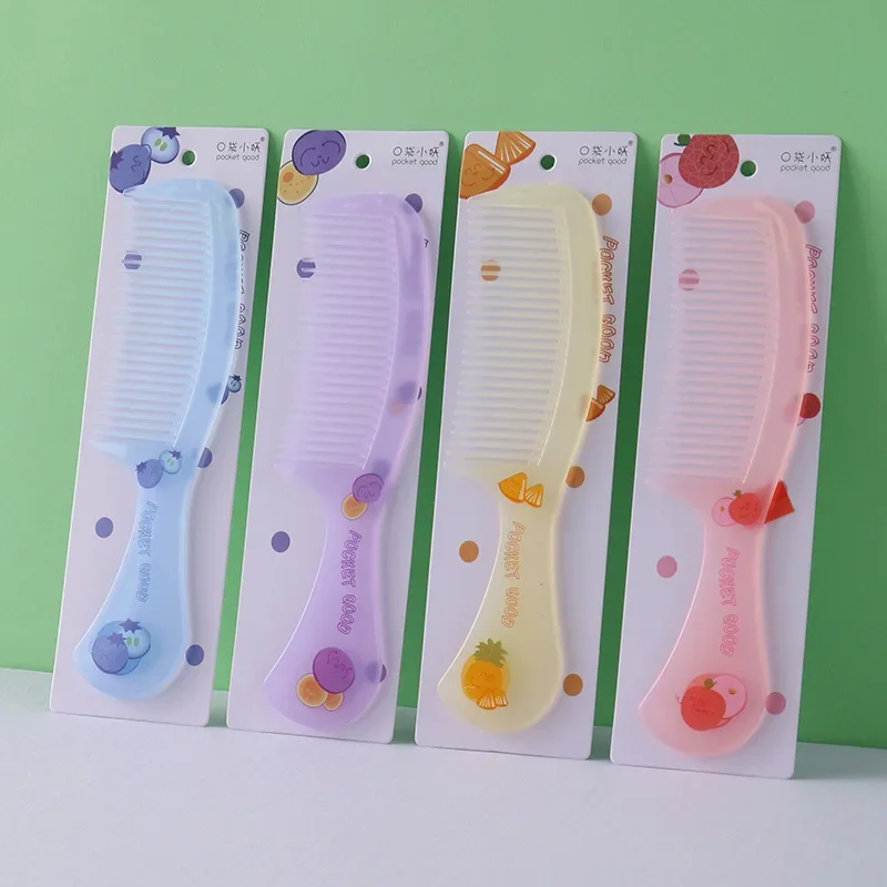 Cute  Hairdressing Comb Anti-static Pointed Tail Comb for Girls Strawberry Fruit Hair Comb