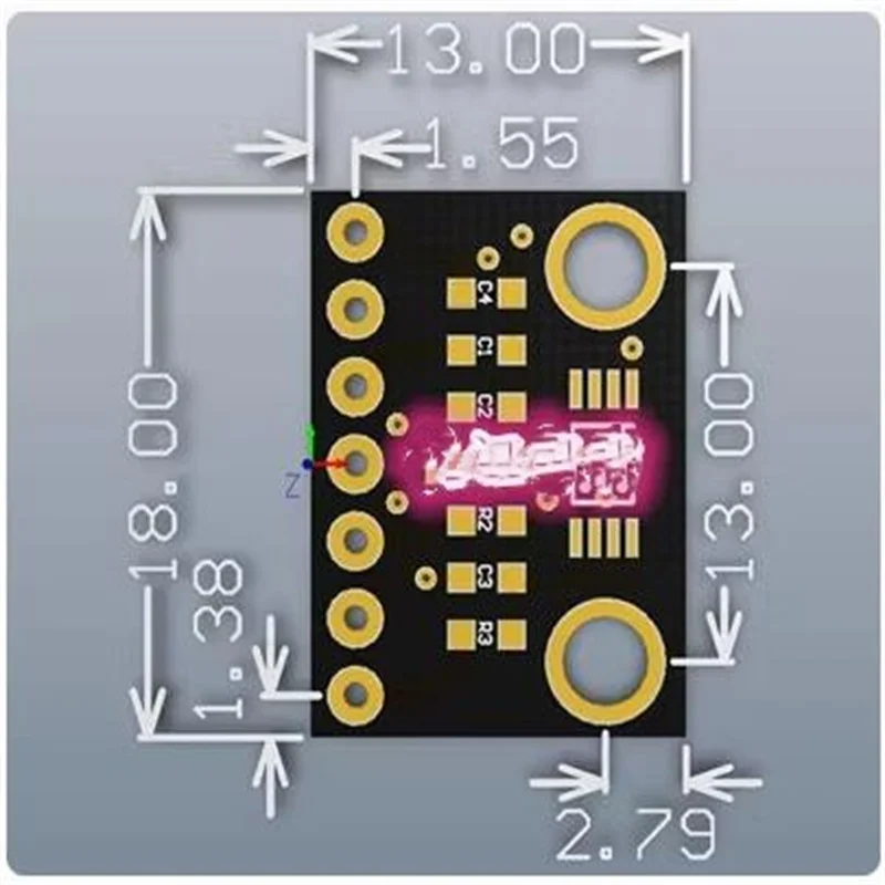 CJMCU-8221 AD8221AR Precision Instrument Amplifier Module