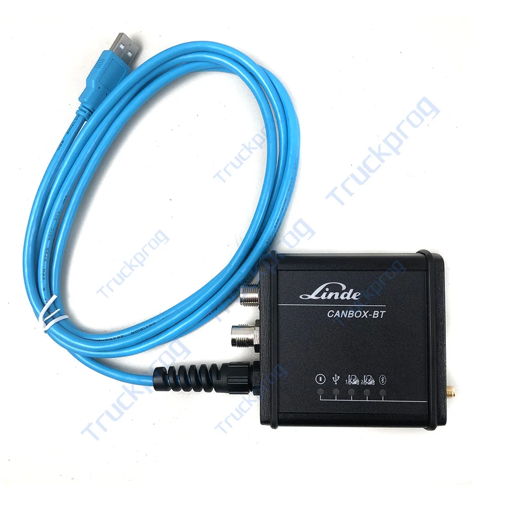Getac V100 แล็ปท็อปสําหรับ Linde CANBOX BT Pathfinder V3.4.5 ABS สําหรับ Linde BT รถยกรถบรรทุกวินิจฉัย Canbox USB เครื่องมือวินิจฉัย