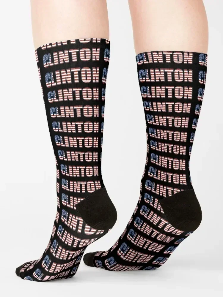 sequin print Clinton Socks short Toe sports Hiking boots warm winter Male Socks Women's