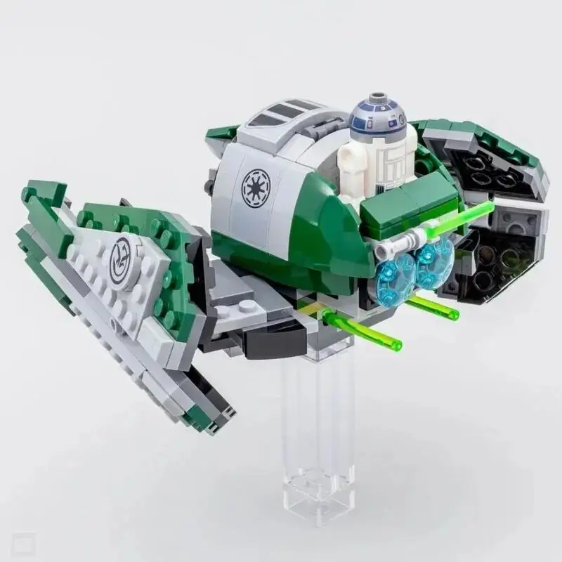 299 قطعة MOC Jedi Starsfighter مجموعة مكعبات البناء متوافقة 75360 لتقوم بها بنفسك نموذج لغز لعبة عيد الميلاد هدية عيد ميلاد للأصدقاء