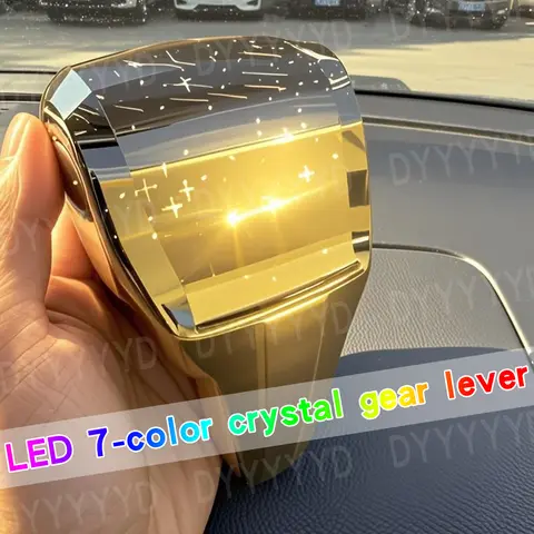Pomello del cambio universale per Toyota Mitsubishi Lexus Chrysler Gear Stick con cambio automatico in cristallo LED