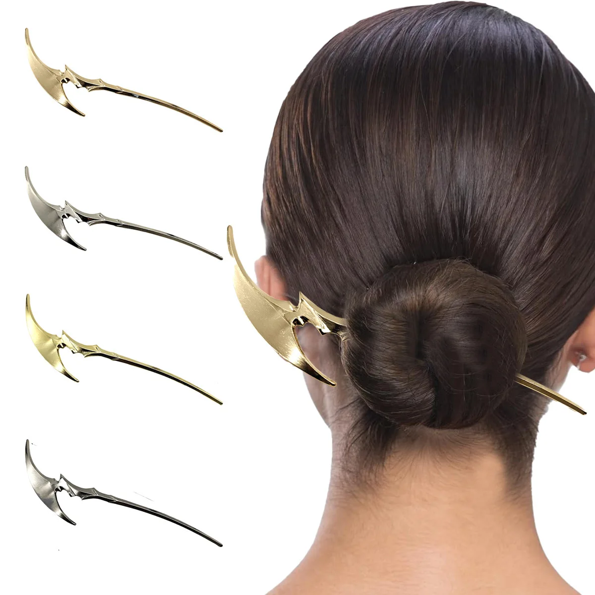 

Halloween axe back of the head hairpin European American style alloy hairpin versatile hairpin hair accessory hair comb hairpin