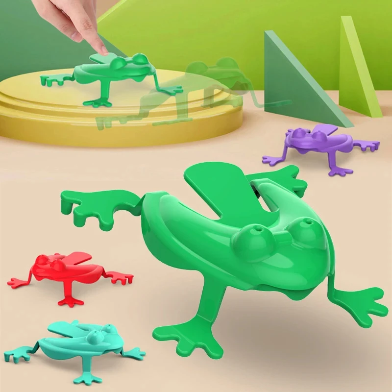 5-50 Jumping Frog Toys Family Parent Child Interaction Stress Relieving Toys Children's Parties Birthday Gifts Frog Supplies