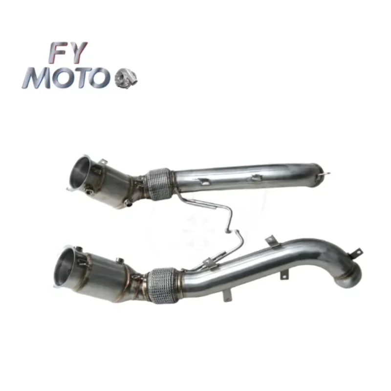 

For Mclaren 650S MP4-12C 3.8 V8 2014- Downpipe Catless SS304 Performance Exhaust System for Automotive