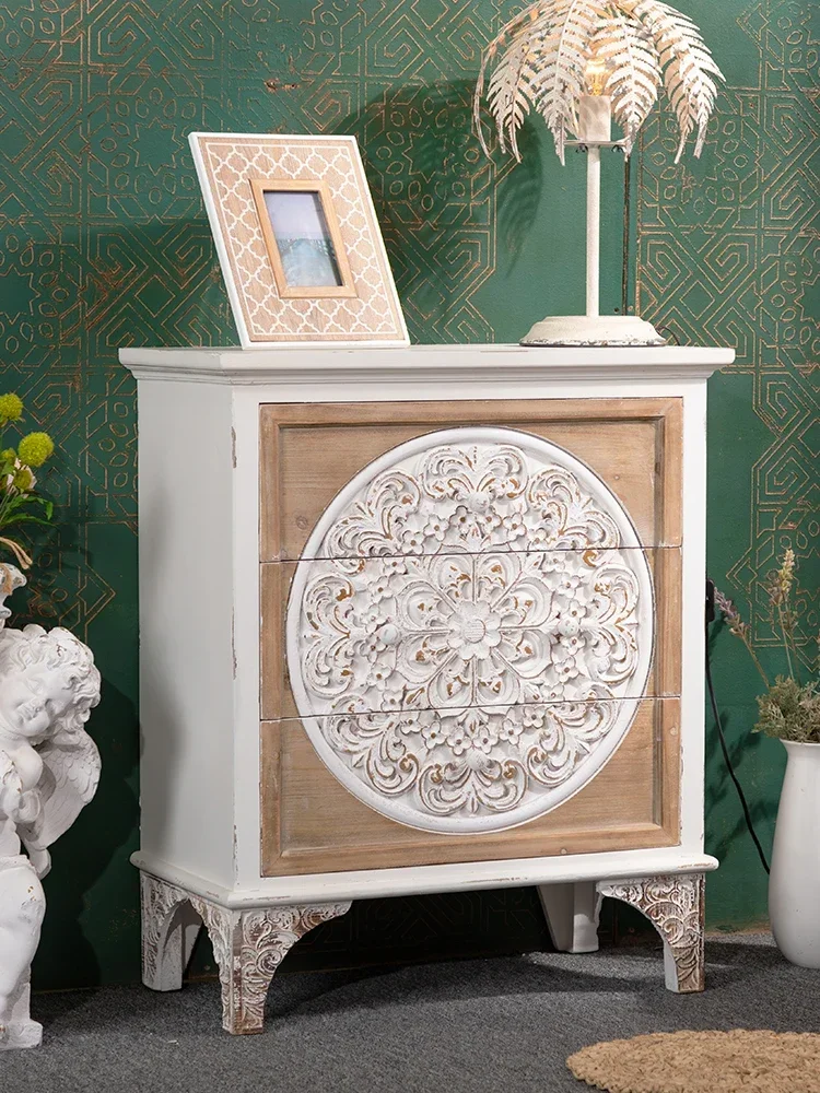 Retro Solid Wood Side Table for Bedroom Long Lasting Easy Assembly Easy to Clean Durable Build Premium Quality Modern Design