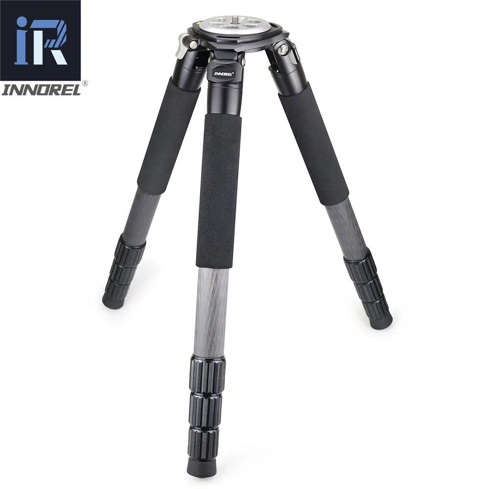 INNOREL RT90C Top-Level Carbon Fiber Tripod Professional Birdwatching Heavy Duty Camera Stand 40mm Tube 40kg Load 75mm Adapter