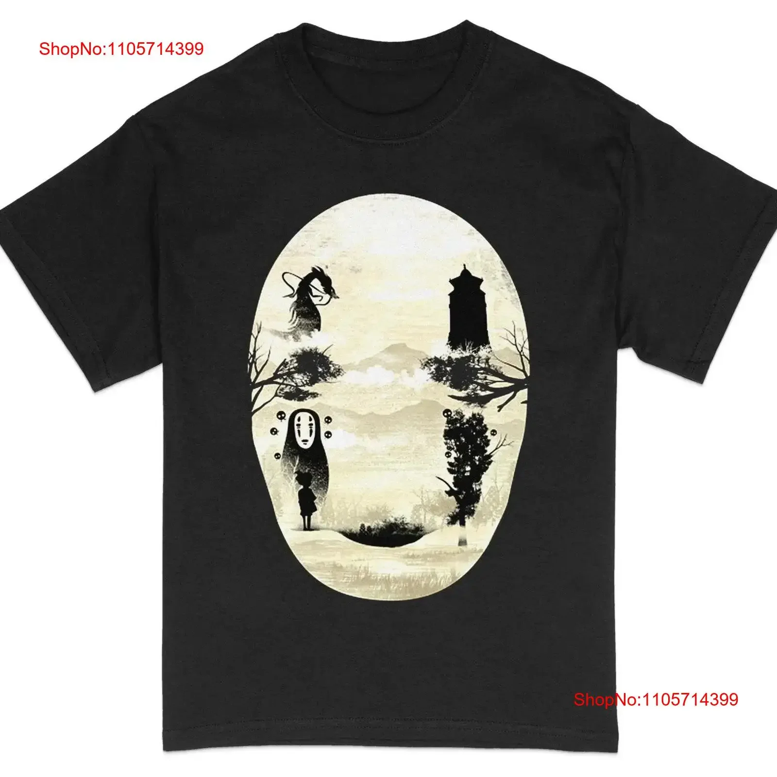 Fantasy Landscape T Shirt Enchanted Forest Mystical Creatures Moonlit Scenery Artistic Apparel Unique Design vintage Washed