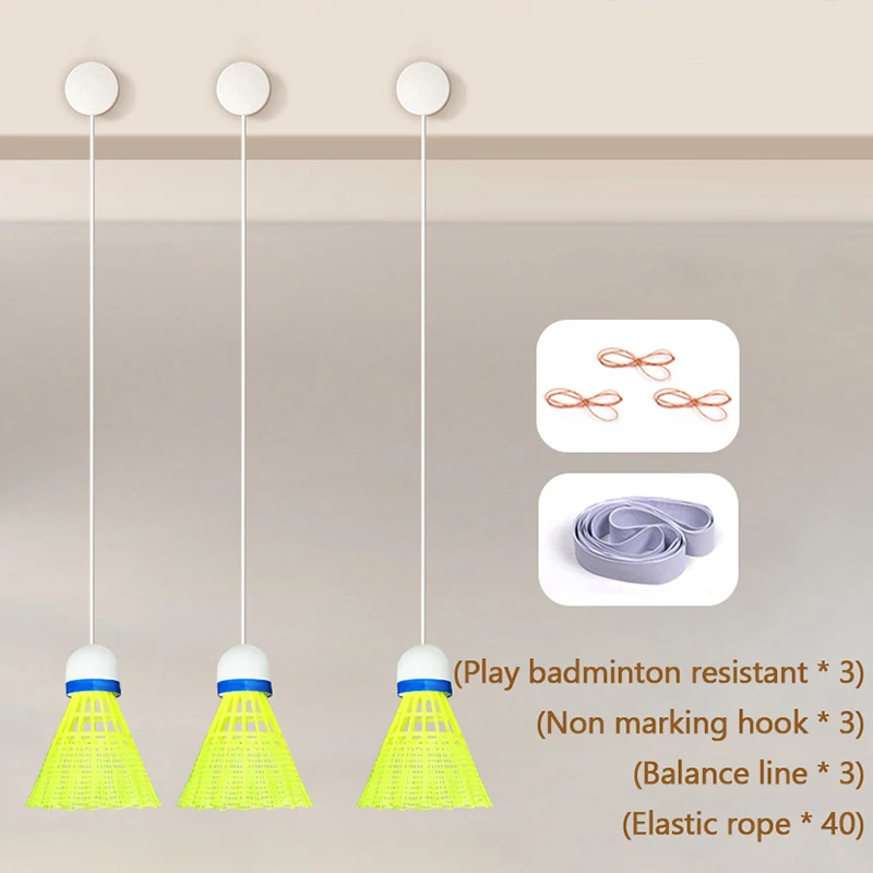 Y entrenador de bádminton portátil, herramienta de entrenamiento de bádminton elástica profesional, máquina de práctica de autoestudio, accesorio de entrenamiento de raqueta