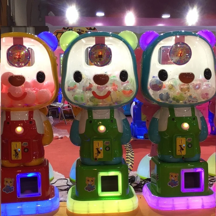 2024 Dinibao Newest Arcade Coin Operated Machines Bear Lollipop Toy Vending Machine